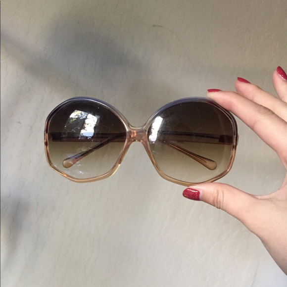 Vintage Accessories - chic ombré vintage sunglasses